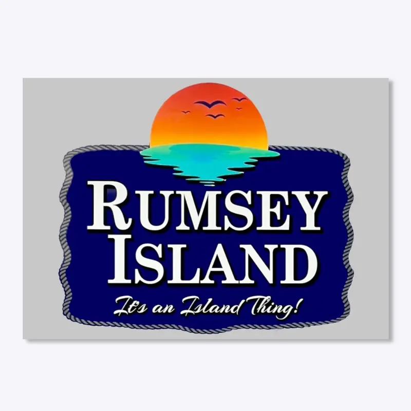 Rumsey Sign Sticker